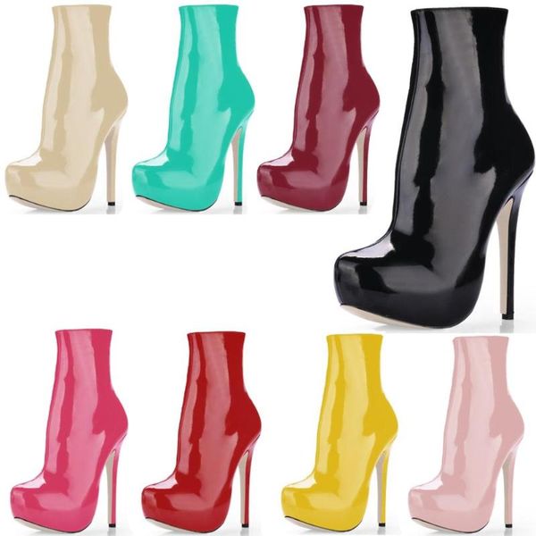 boots chmile chau patent fashion dress party shoe women round toe stiletto high heels platform winter lady mid-calf boot 3463bt-a, Black
boots chmile chau patent fashion dress party shoe women round toe stiletto high heels platform winter lady mid-calf boot 3463bt-a, Black