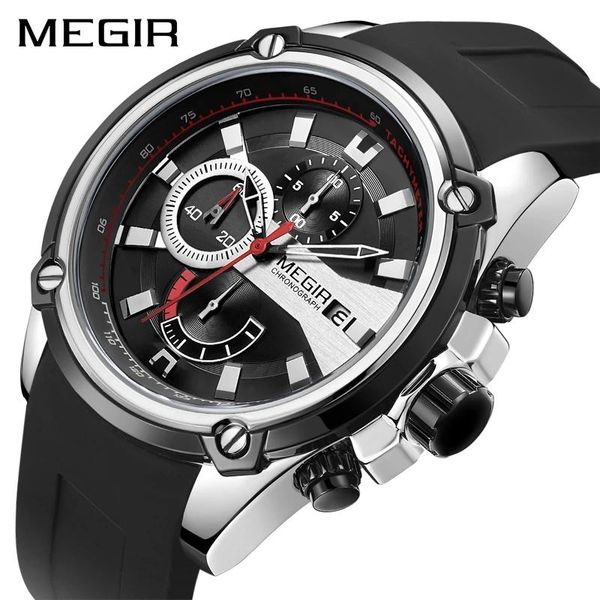 wristwatches megir fashion business sports luxury simple waterproof luminous men quartz watch silicone band timer calendar watches 2086, Slivery;brown
wristwatches megir fashion business sports luxury simple waterproof luminous men quartz watch silicone band timer calendar watches 2086, Slivery;brown