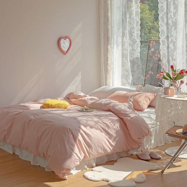 100% washed cotton duvet cover set with zipper closure luxurious soft 4pcs bedding set 1 duvet cover 1bed sheet 2 pillowcases
100% washed cotton duvet cover set with zipper closure luxurious soft 4pcs bedding set 1 duvet cover 1bed sheet 2 pillowcases