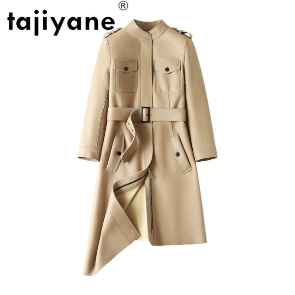 women's leather & faux tajiyane real clothes for women ladies genuine sheepskin female long coats elegant mujer chaqueta tn1786, Black
women's leather & faux tajiyane real clothes for women ladies genuine sheepskin female long coats elegant mujer chaqueta tn1786, Black