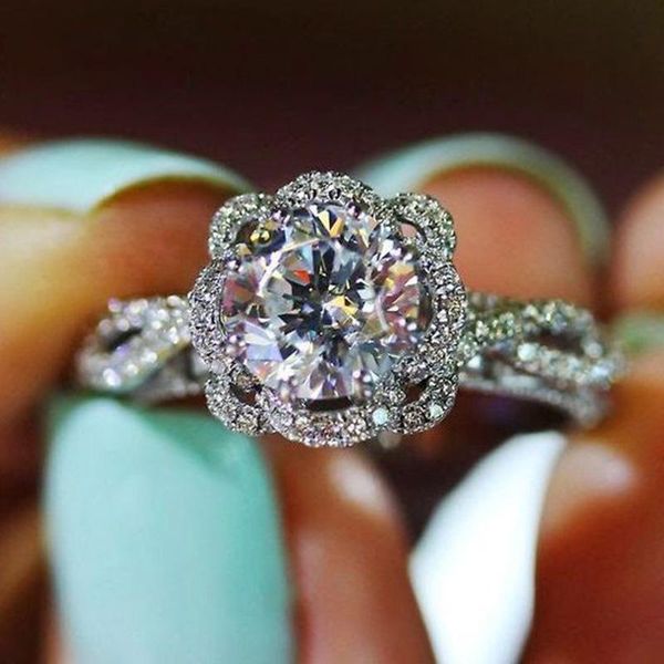 wedding rings vintage silver plated hollow out flower for women shine white cz stone inlay fashion jewelry party gift ring, Slivery;golden
wedding rings vintage silver plated hollow out flower for women shine white cz stone inlay fashion jewelry party gift ring, Slivery;golden