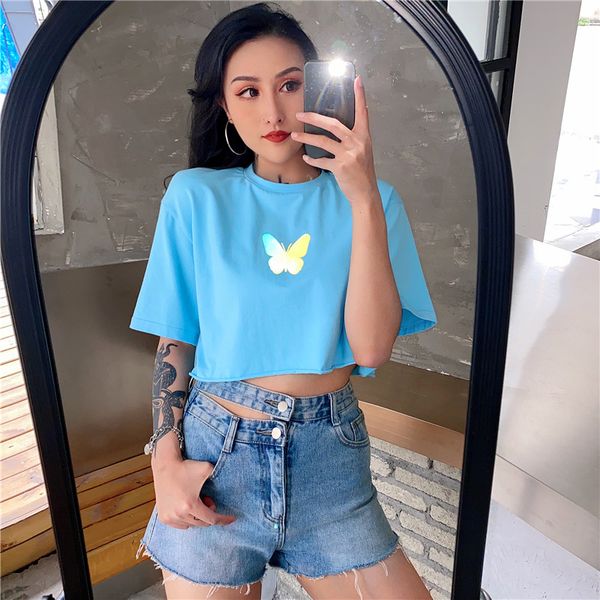 harajuku loose o-neck short sleeve crop women srteetwear butterfly print short t-shirt 2021 summer female new, White
harajuku loose o-neck short sleeve crop women srteetwear butterfly print short t-shirt 2021 summer female new, White