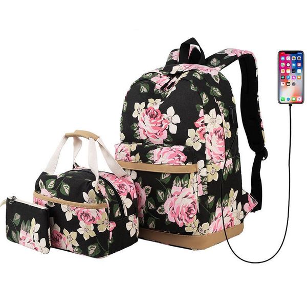 backpack usb charge fashion printing women for girls kids school 3pcs/set children schoolbags girl rucksack moclila
backpack usb charge fashion printing women for girls kids school 3pcs/set children schoolbags girl rucksack moclila