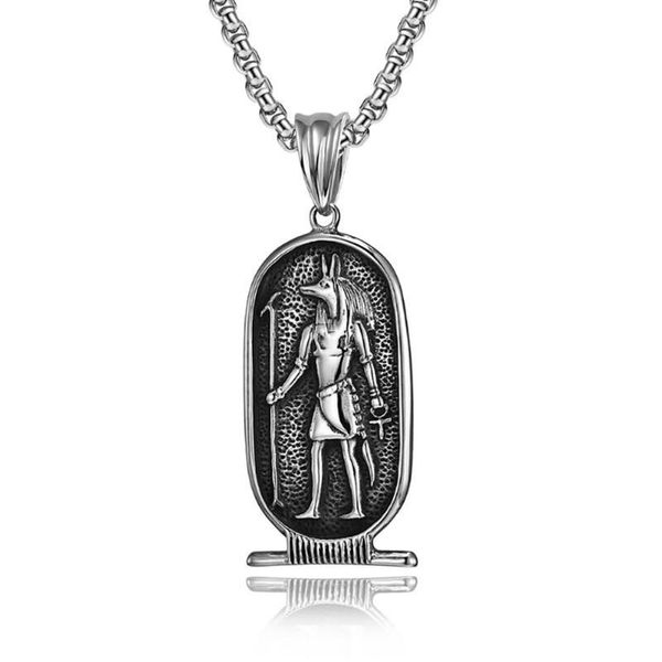 chains stainless steel anubis the god of death egyptian pyramid relief vintage pendant necklace jewelry gift for him with chain, Silver
chains stainless steel anubis the god of death egyptian pyramid relief vintage pendant necklace jewelry gift for him with chain, Silver