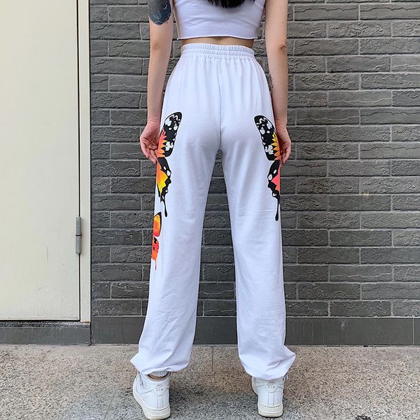 butterfly print women pants baggy hip hop trousers cotton sweaterpants gothic streetwear fitness female dance joggers, Black;white
butterfly print women pants baggy hip hop trousers cotton sweaterpants gothic streetwear fitness female dance joggers, Black;white