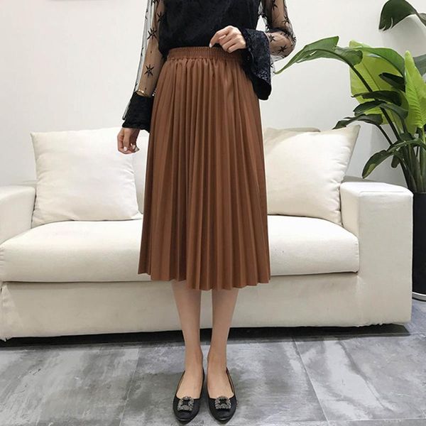 skirts women fashion high waist pleated solid color lengt skirt chiffon clothing lady casual stretchy thicken, Black
skirts women fashion high waist pleated solid color lengt skirt chiffon clothing lady casual stretchy thicken, Black