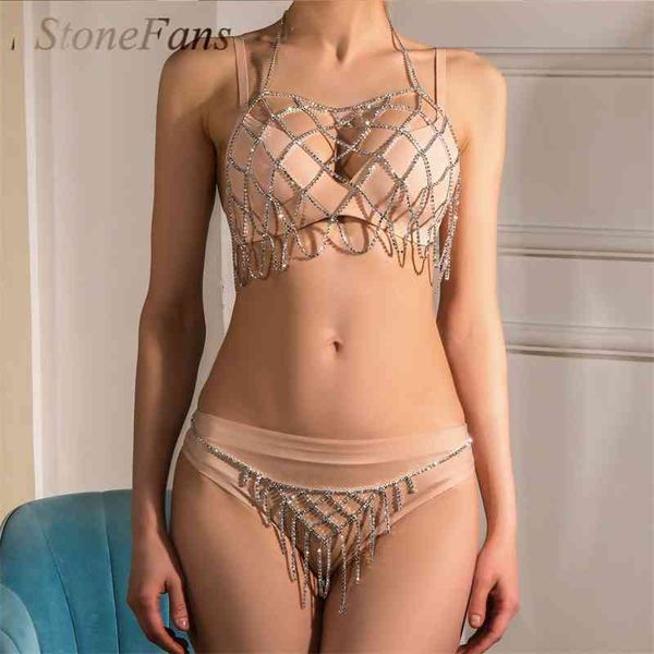 stonefans simple rhinestone mesh body chain set bikini for women jewelry rave lingerie and panty bodysuit belly chains, Silver
stonefans simple rhinestone mesh body chain set bikini for women jewelry rave lingerie and panty bodysuit belly chains, Silver