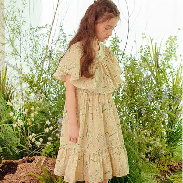 girl's dresses 2 to 16years, elegant girls dress cotton 2021 kids summer clothes for children teen floral ruffles sleeve mommy and me,#, Red;yellow
girl's dresses 2 to 16years, elegant girls dress cotton 2021 kids summer clothes for children teen floral ruffles sleeve mommy and me,#, Red;yellow