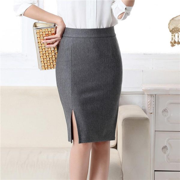 skirts 2021 fashion women office formal pencil skirt spring summer elegant slim front slit midi black/gray/red ol 
skirts 2021 fashion women office formal pencil skirt spring summer elegant slim front slit midi black/gray/red ol