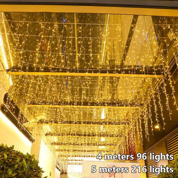 strings 5m christmas garland led curtain icicle string lights droop 0.6-0.8m ac220v garden street outdoor decorative holiday fairy light
strings 5m christmas garland led curtain icicle string lights droop 0.6-0.8m ac220v garden street outdoor decorative holiday fairy light