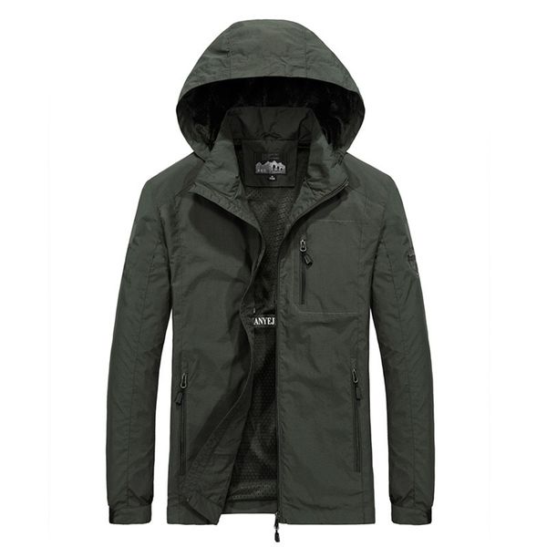men's windbreaker jackets waterproof military hooded water proof wind breaker casual coat male clothing autumn men 210811, Black;brown
men's windbreaker jackets waterproof military hooded water proof wind breaker casual coat male clothing autumn men 210811, Black;brown