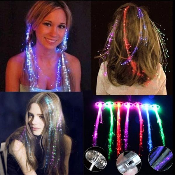 flash led hair light emitting fiber optic pigtail braid plait luminous hair wig party supplies christmas festival night lights decoration
flash led hair light emitting fiber optic pigtail braid plait luminous hair wig party supplies christmas festival night lights decoration