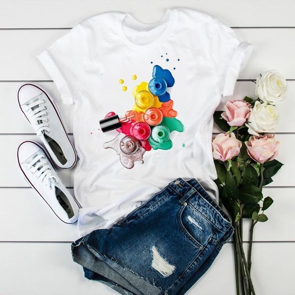women 2021 short sleeve 3d paint print color beauty tshirts t clothes shirt womens ladies graphic female tee t-shirt clothing, White
women 2021 short sleeve 3d paint print color beauty tshirts t clothes shirt womens ladies graphic female tee t-shirt clothing, White