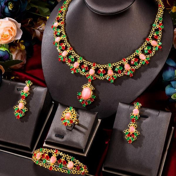 earrings & necklace godki dubai 4pcs bridal zirconia earring sets for women wedding party jewelry cz crystal 2022, Silver
earrings & necklace godki dubai 4pcs bridal zirconia earring sets for women wedding party jewelry cz crystal 2022, Silver