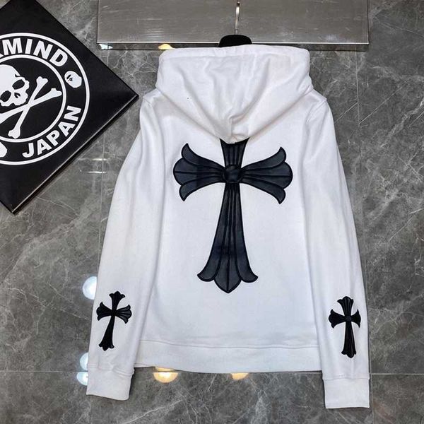 qiudongchao crosin embroidered cross casual cardigan pullover hooded loose round neck sweater f, Black
qiudongchao crosin embroidered cross casual cardigan pullover hooded loose round neck sweater f, Black