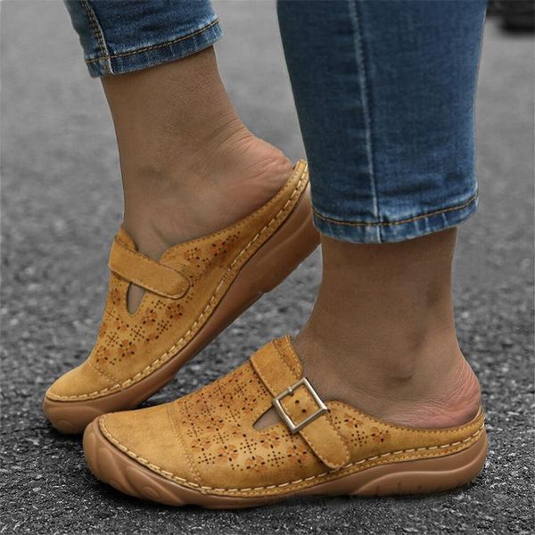 sandals 2021 vivaia summer flat bottomed baotou belt buckle fashion casual wear half trailer comfortable, Black
sandals 2021 vivaia summer flat bottomed baotou belt buckle fashion casual wear half trailer comfortable, Black