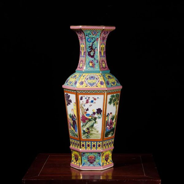 vases jingdezhen antique vase imitation qianlong year pastel living room porch shelf craft display porcelain ceramic
vases jingdezhen antique vase imitation qianlong year pastel living room porch shelf craft display porcelain ceramic