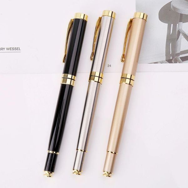 1pc luxury metal ballpoint pen 0.5mm signature black ink gel pen stationery office supplies, Blue;orange
1pc luxury metal ballpoint pen 0.5mm signature black ink gel pen stationery office supplies, Blue;orange