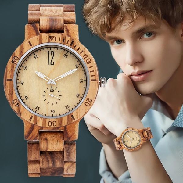 wristwatches wood watch for men simple second small dial design sports outdoor men's adjustable bangle quartz wristwatch reloj masculin, Slivery;brown
wristwatches wood watch for men simple second small dial design sports outdoor men's adjustable bangle quartz wristwatch reloj masculin, Slivery;brown