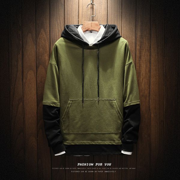 men's vests autumn hoodies new youthful korean fashion casual sweatshirt male loose fake two-piece patchwork mens hooded sweatersh, Black;white
men's vests autumn hoodies new youthful korean fashion casual sweatshirt male loose fake two-piece patchwork mens hooded sweatersh, Black;white