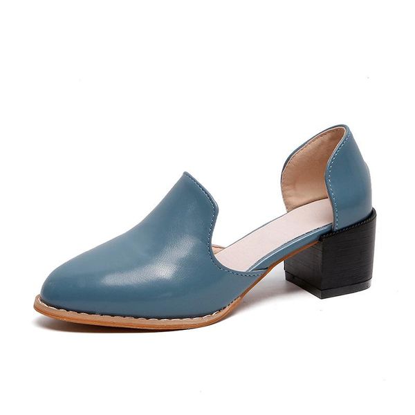 dress shoes 2021 spring thick with single high heel shallow mouth pointed women's heels large size mujer, Black
dress shoes 2021 spring thick with single high heel shallow mouth pointed women's heels large size mujer, Black