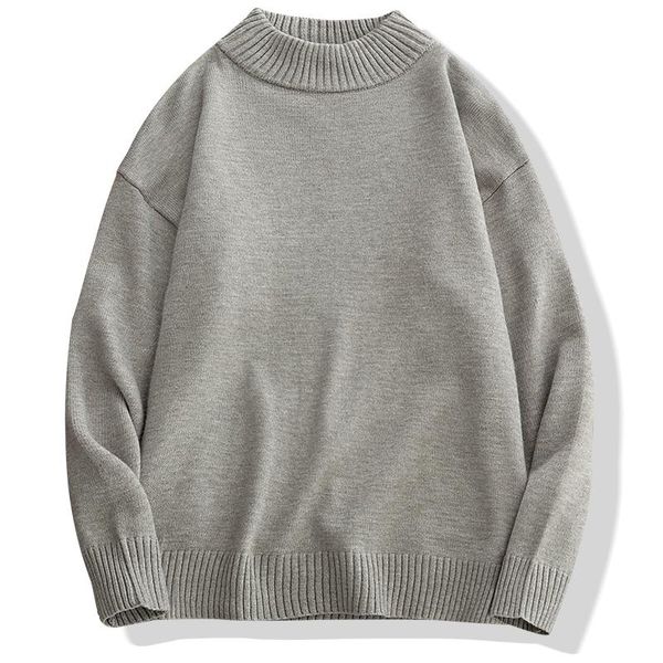 men's sweaters autumn fashion brand clothing sweater warm loose high neck soft and comfortable pullover knitted men 2021, White;black
men's sweaters autumn fashion brand clothing sweater warm loose high neck soft and comfortable pullover knitted men 2021, White;black