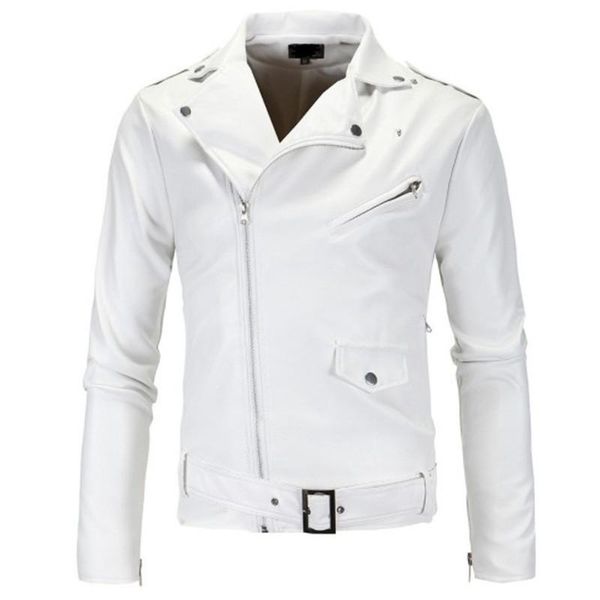 men's fur & faux classical white motor leather zipper jacket coat m-4xl spring pu outerwear male biker brand clothing, Black
men's fur & faux classical white motor leather zipper jacket coat m-4xl spring pu outerwear male biker brand clothing, Black