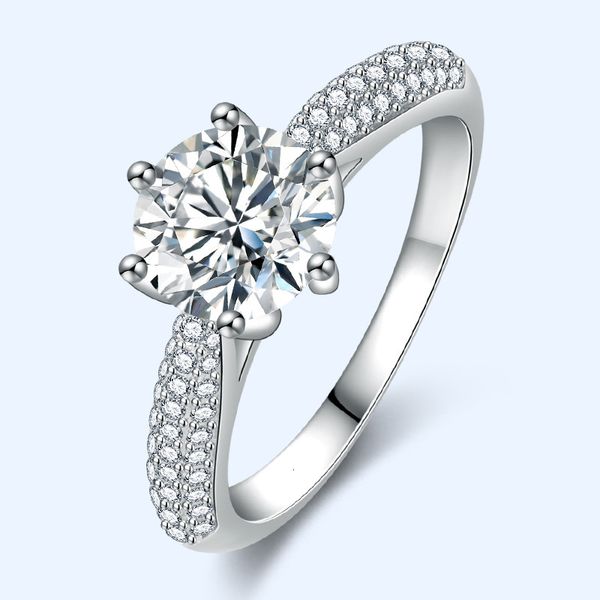 ring imitation mosangshi propose marriage full diamond six claw female 1.5 white gold row copper jewelry, Silver
ring imitation mosangshi propose marriage full diamond six claw female 1.5 white gold row copper jewelry, Silver