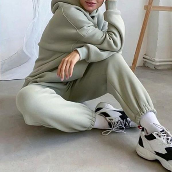 women's two piece pants 2021 autumn women hoodies and sweatpants white tracksuits female solid color pullovers jacket lounge wear casua
women's two piece pants 2021 autumn women hoodies and sweatpants white tracksuits female solid color pullovers jacket lounge wear casua