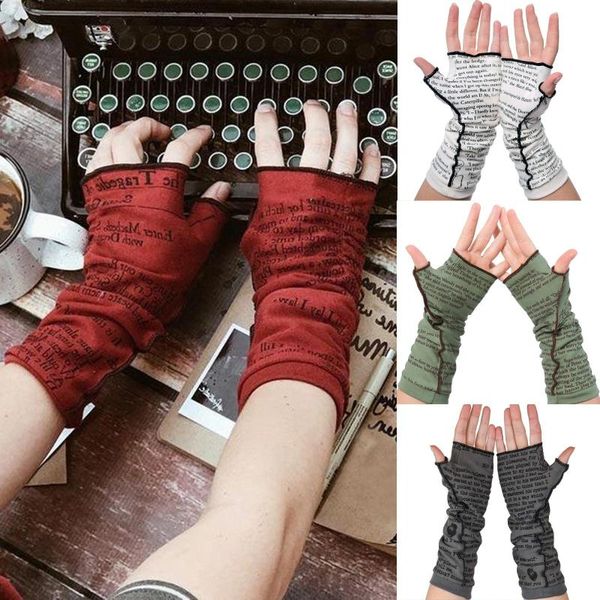 cycling gloves 2021 women fingerless fashion letter printing elbow warmer knit multi-purpose mittens work elastic thin, Black
cycling gloves 2021 women fingerless fashion letter printing elbow warmer knit multi-purpose mittens work elastic thin, Black