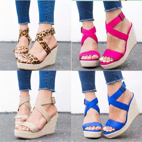 sandals summer rope bottom wedge fish mouth women's lightweight and breathable large size casual high-heeled roman shoes, Black
sandals summer rope bottom wedge fish mouth women's lightweight and breathable large size casual high-heeled roman shoes, Black