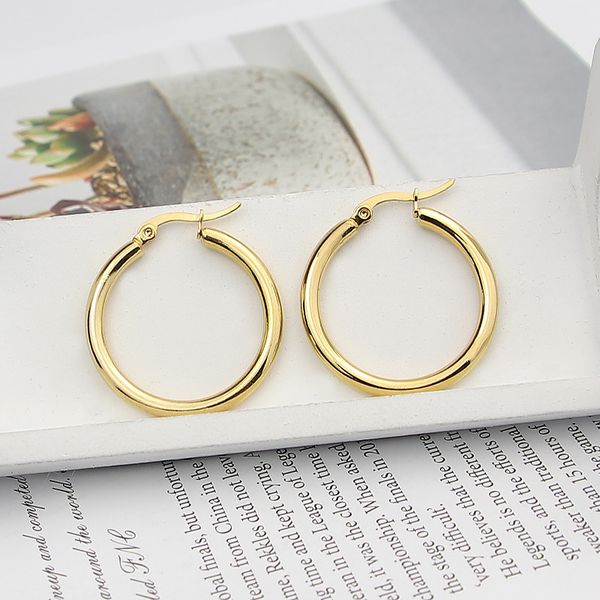 all-match popular jewelry stainless steel smooth round earrings children women love gifts party luxurys designers jewelry, Golden;silver
all-match popular jewelry stainless steel smooth round earrings children women love gifts party luxurys designers jewelry, Golden;silver