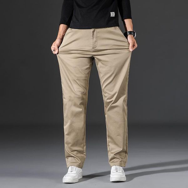 men's pants cotton loose male classic business casual khaki black work trousers spring autumn quality fashion brand clothes
men's pants cotton loose male classic business casual khaki black work trousers spring autumn quality fashion brand clothes