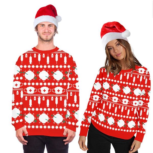 men's sweaters couples christmas funny novelty 3d print red xmas jumper loose o neck holiday pullovers man sweatshirts clothes, White;black
men's sweaters couples christmas funny novelty 3d print red xmas jumper loose o neck holiday pullovers man sweatshirts clothes, White;black