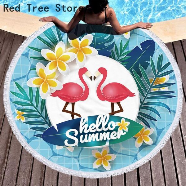 towel tropical flamingo printed boho beach towels round picnic cover microfiber fabric summer bath 3d home textile decorative
towel tropical flamingo printed boho beach towels round picnic cover microfiber fabric summer bath 3d home textile decorative