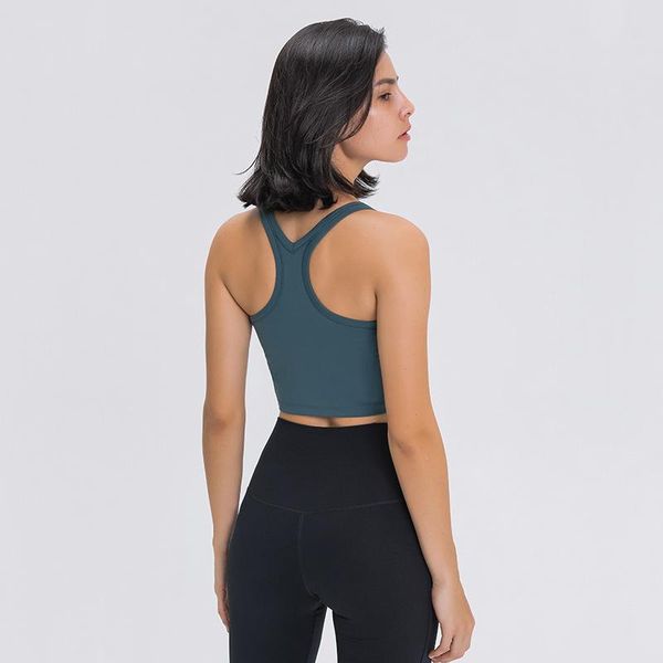 gym clothing 2021 spring and summer yoga vest with chest pad women's skin-friendly nude feel training fitness shockproof sports underwe, White;black
gym clothing 2021 spring and summer yoga vest with chest pad women's skin-friendly nude feel training fitness shockproof sports underwe, White;black