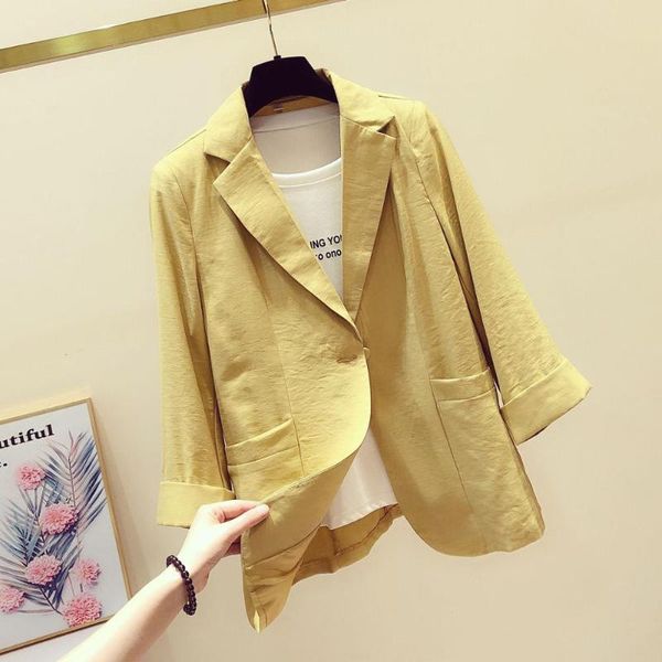 women's suits & blazers thin section small suit coat female short 2021 spring slim casual women jacket fashion wild blazer, White;black
women's suits & blazers thin section small suit coat female short 2021 spring slim casual women jacket fashion wild blazer, White;black