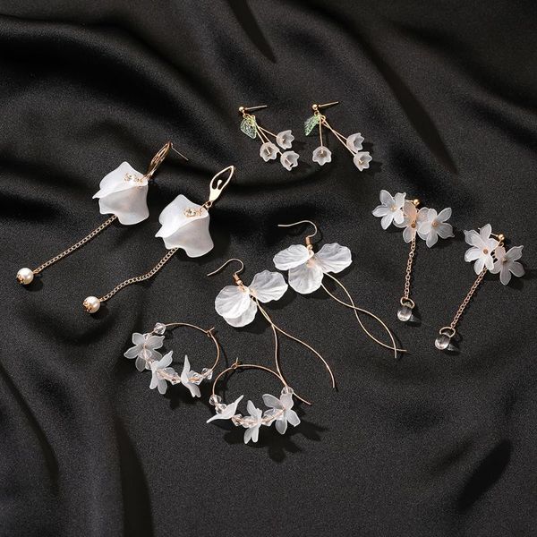 dangle & chandelier 2021 trend flower earrings for women girls boho fashion long earring crystal female wedding party jewelry gifts, Silver
dangle & chandelier 2021 trend flower earrings for women girls boho fashion long earring crystal female wedding party jewelry gifts, Silver