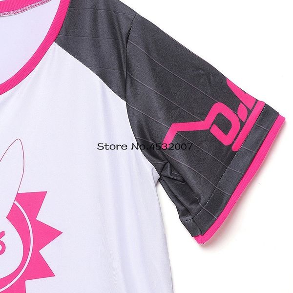 dva t-shirt hana cosplay short sleeve bunny graphic tee hana song white black pink diva costume cosplay, Red;black
dva t-shirt hana cosplay short sleeve bunny graphic tee hana song white black pink diva costume cosplay, Red;black