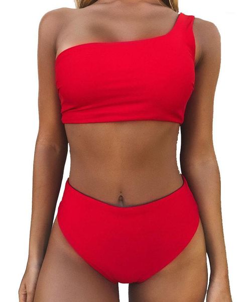 women's swimwear bandea solid bikini women brazillian swimsuit set one shoulder female swimming suit 2021, White;black
women's swimwear bandea solid bikini women brazillian swimsuit set one shoulder female swimming suit 2021, White;black