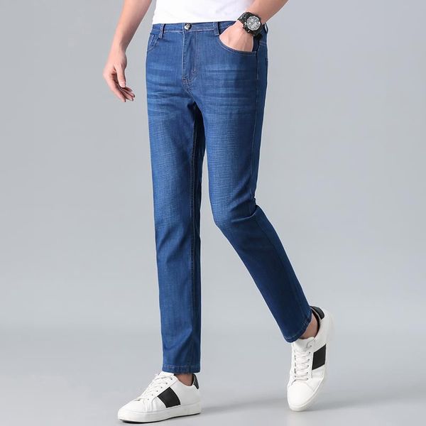 men's jeans brand 2021 spring and autumn fashion slim straight narrow-leg casual pants/students all-match low-rise, Blue
men's jeans brand 2021 spring and autumn fashion slim straight narrow-leg casual pants/students all-match low-rise, Blue