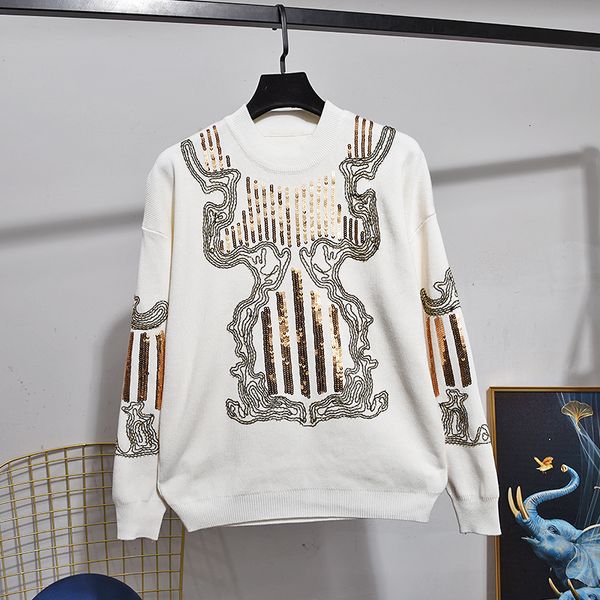 autumn fashion 2021 white knitted tracksuit women outfits sequins embroidery sweater pants set female loose sports knitting jac3, Gray
autumn fashion 2021 white knitted tracksuit women outfits sequins embroidery sweater pants set female loose sports knitting jac3, Gray