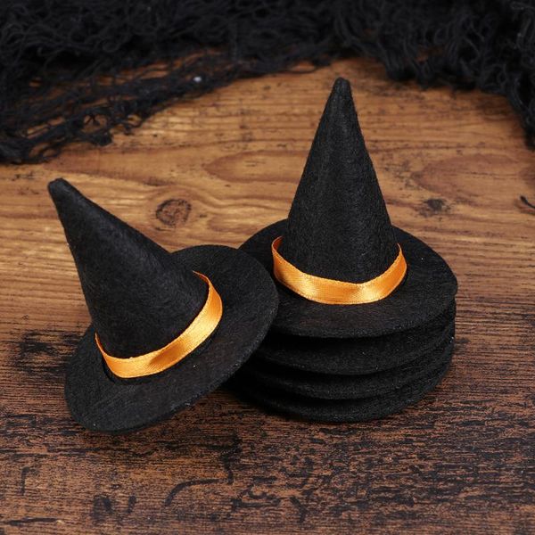 6pcs mini felt witch hats bottle decor for diy hair accessories crafts (black)
6pcs mini felt witch hats bottle decor for diy hair accessories crafts (black)
