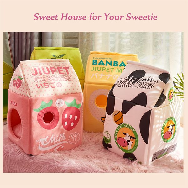 fodabe cute pet cat bed house stberry banana mik box cat house winter warm push soft cave cat kitten kenne pet pies
fodabe cute pet cat bed house stberry banana mik box cat house winter warm push soft cave cat kitten kenne pet pies