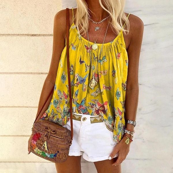 women's tanks & camis summer cami women boho butterfly printed sleeveless, White
women's tanks & camis summer cami women boho butterfly printed sleeveless, White