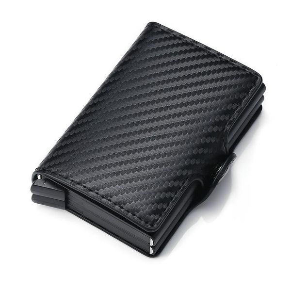 bycobecy new carbon fiber anti rfid credit card holder men cardholder metal aluminum double box bank id holder minimalis qylkic
bycobecy new carbon fiber anti rfid credit card holder men cardholder metal aluminum double box bank id holder minimalis qylkic