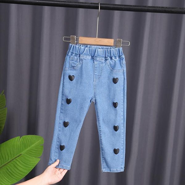 jeans kids heart pattern toddler girl spring autumn baby casual style girls clothes, Blue
jeans kids heart pattern toddler girl spring autumn baby casual style girls clothes, Blue