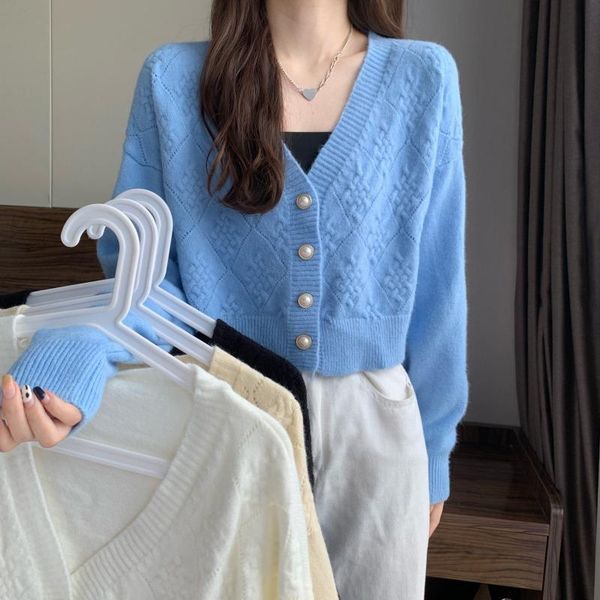 women's knits & tees fashion ~ early autumn soft warm sweater cardigan lazy wind loose v-neck wild twist long sleeve pure color knit ja, White
women's knits & tees fashion ~ early autumn soft warm sweater cardigan lazy wind loose v-neck wild twist long sleeve pure color knit ja, White