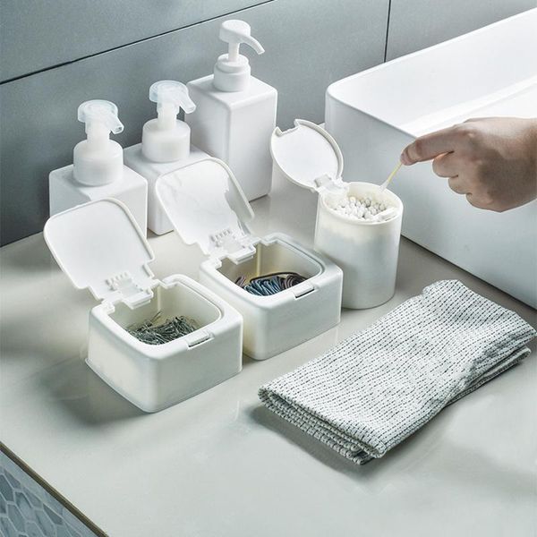bathroom storage & organization dust-proof box deskcotton swab finishing drawer debris plastic round bins make up organizer with lid
bathroom storage & organization dust-proof box deskcotton swab finishing drawer debris plastic round bins make up organizer with lid