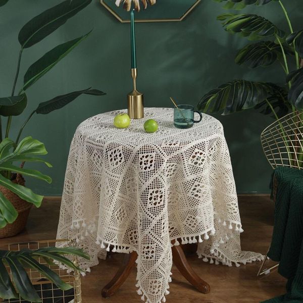 table cloth round crochet european american style openwork handmade retro tablecloth wedding cover
table cloth round crochet european american style openwork handmade retro tablecloth wedding cover